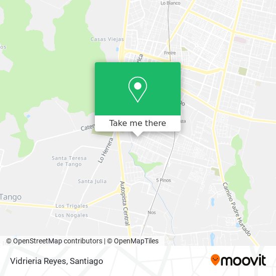 Mapa de Vidrieria Reyes