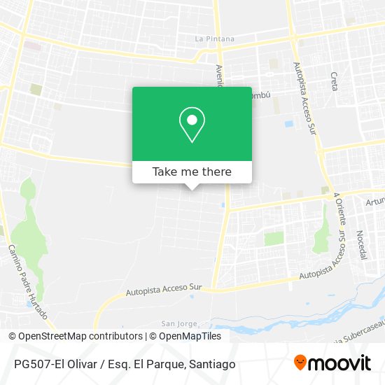 PG507-El Olivar / Esq. El Parque map