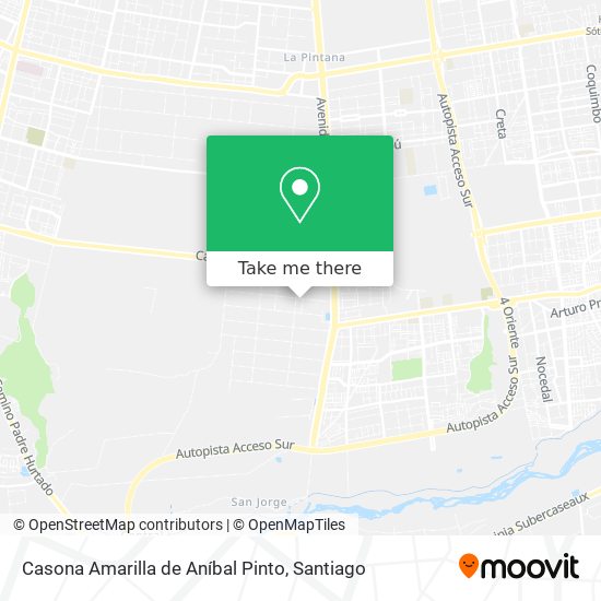 Mapa de Casona Amarilla de Aníbal Pinto