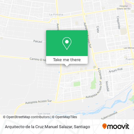 Arquitecto-de la Cruz Manuel Salazar map