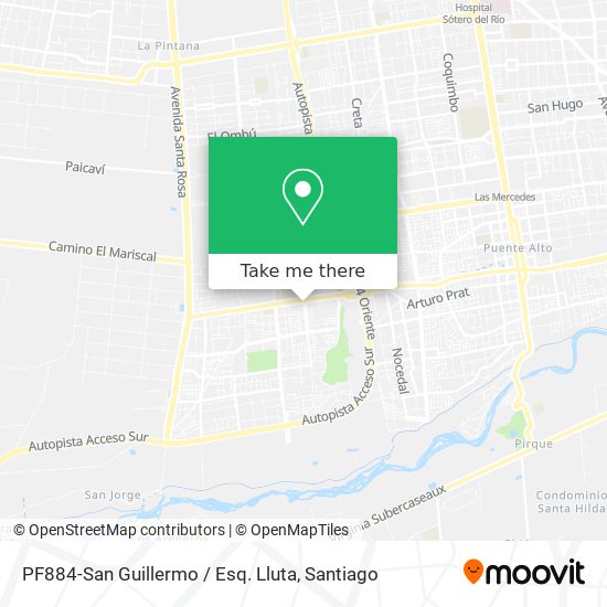PF884-San Guillermo / Esq. Lluta map