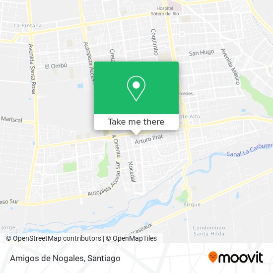 Amigos de Nogales map