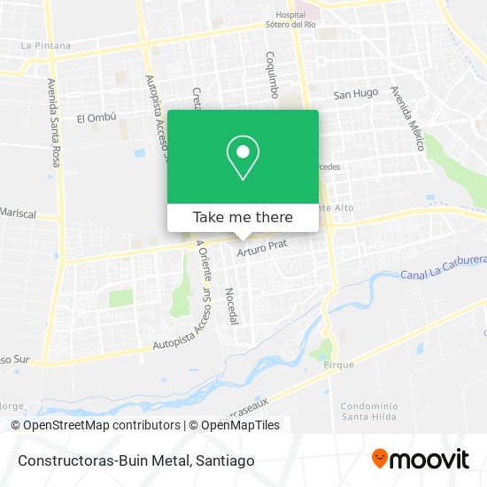 Constructoras-Buin Metal map