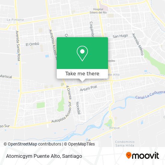 Atomicgym Puente Alto map