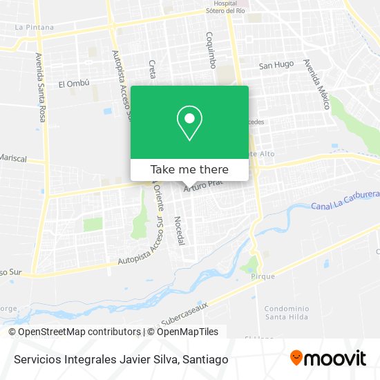 Mapa de Servicios Integrales Javier Silva