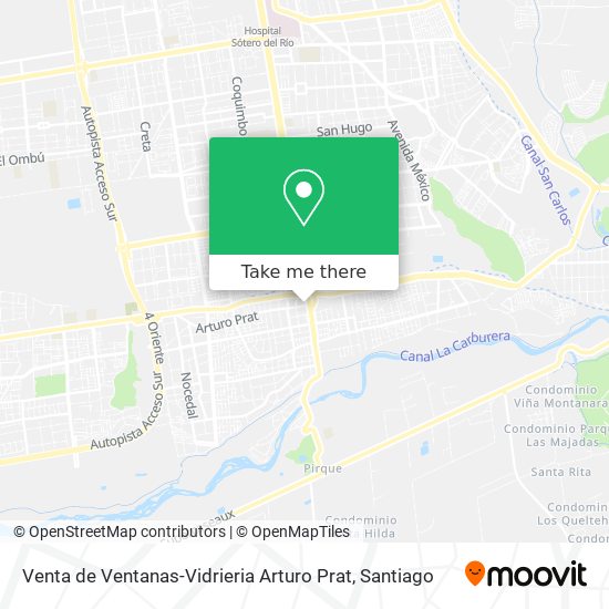 Venta de Ventanas-Vidrieria Arturo Prat map