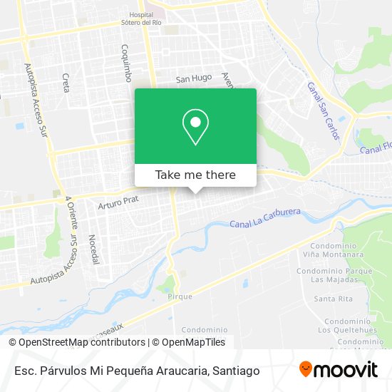 Mapa de Esc. Párvulos Mi Pequeña Araucaria