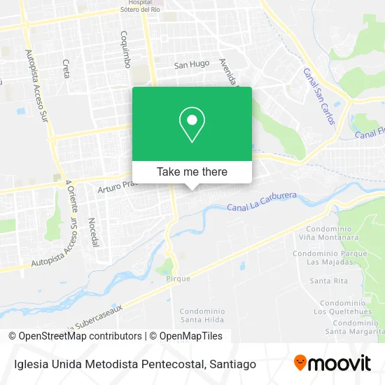 Iglesia Unida Metodista Pentecostal map