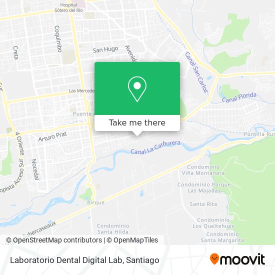 Mapa de Laboratorio Dental Digital Lab