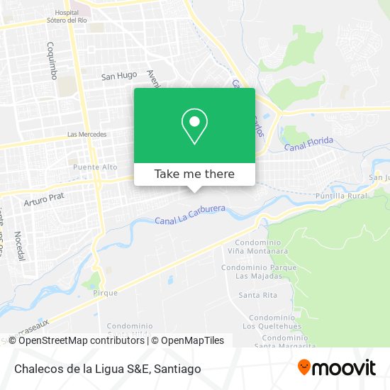 Mapa de Chalecos de la Ligua S&E