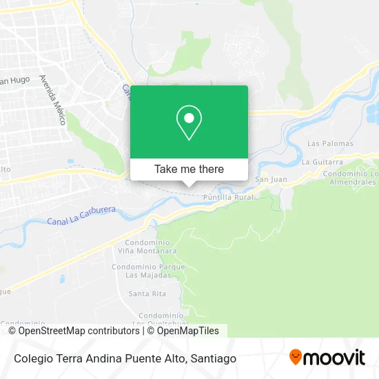 Colegio Terra Andina Puente Alto map