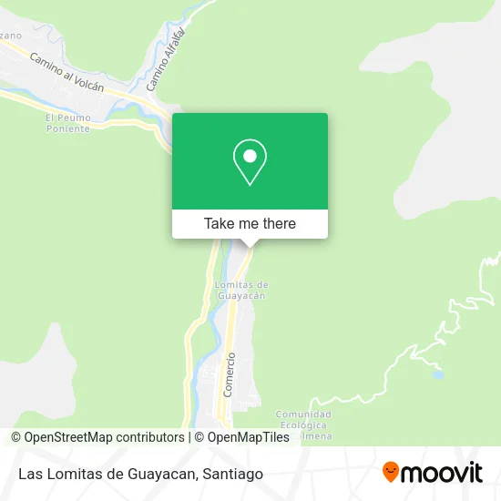Las Lomitas de Guayacan map