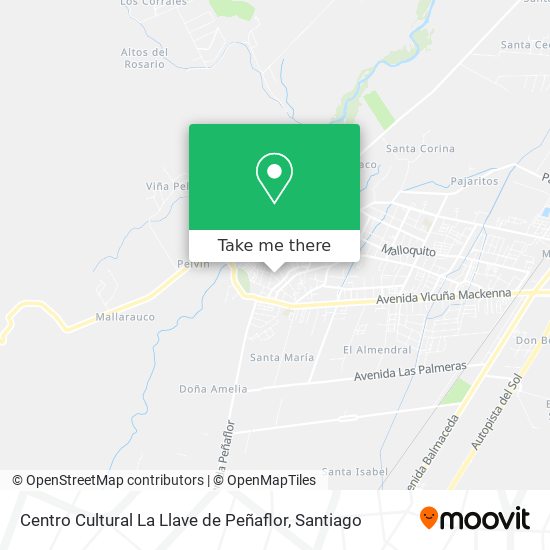 Centro Cultural La Llave de Peñaflor map