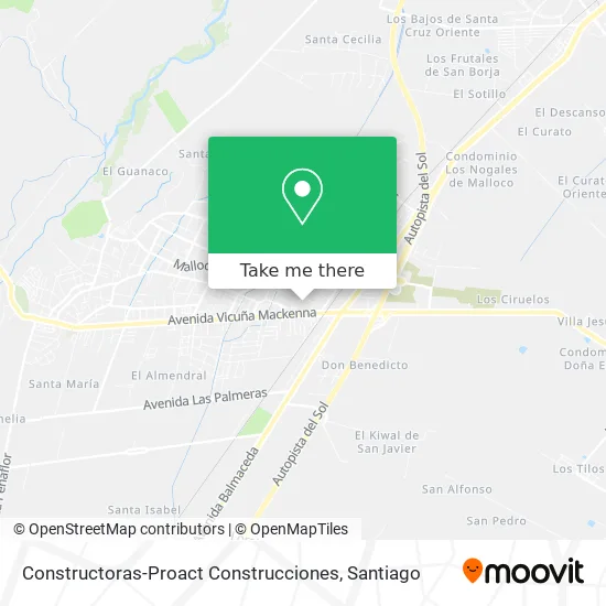 Constructoras-Proact Construcciones map