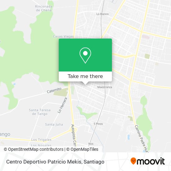 Centro Deportivo Patricio Mekis map