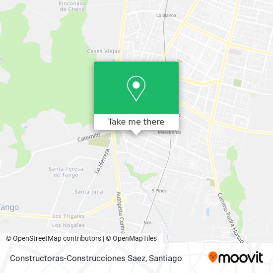 Mapa de Constructoras-Construcciones Saez