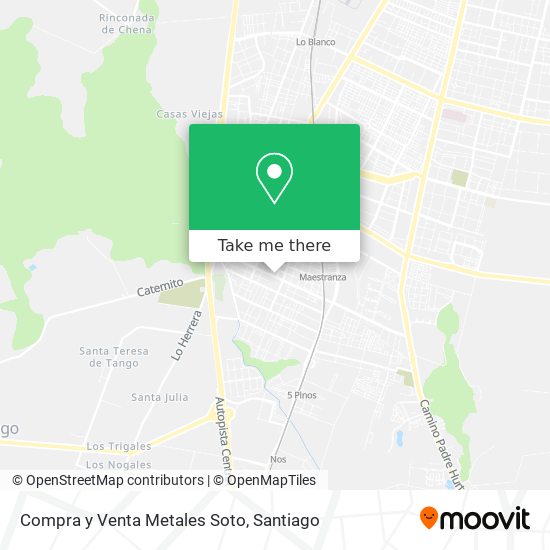 Compra y Venta Metales Soto map