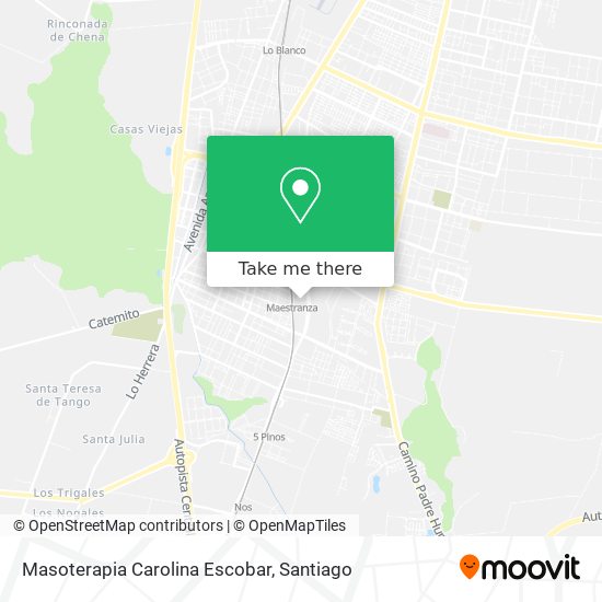 Masoterapia Carolina Escobar map