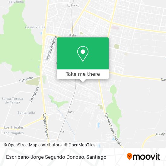 Escribano-Jorge Segundo Donoso map