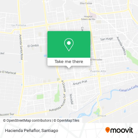 Hacienda Peñaflor map