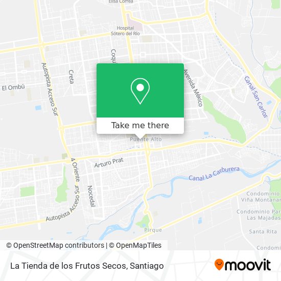 La Tienda de los Frutos Secos map