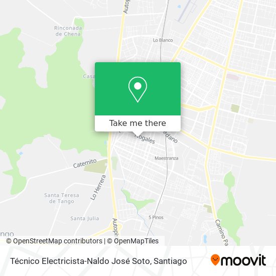 Mapa de Técnico Electricista-Naldo José Soto