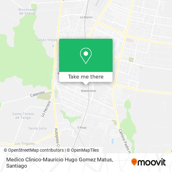 Medico Clinico-Mauricio Hugo Gomez Matus map