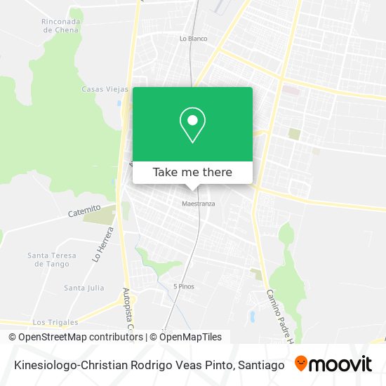 Kinesiologo-Christian Rodrigo Veas Pinto map