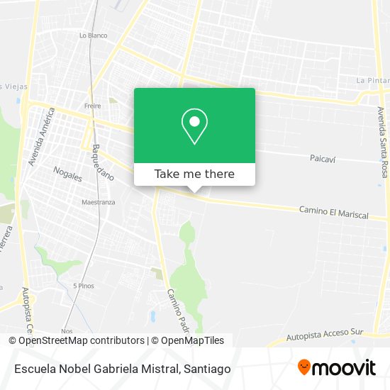 Escuela Nobel Gabriela Mistral map