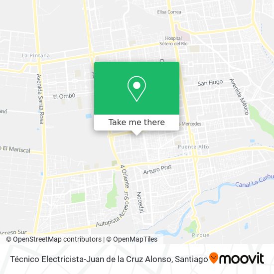 Técnico Electricista-Juan de la Cruz Alonso map