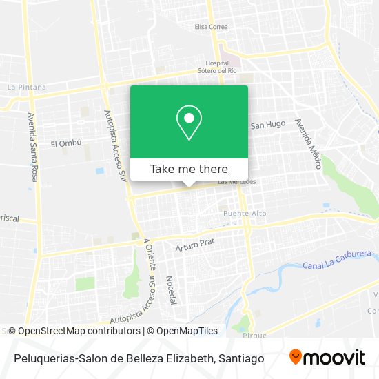 Peluquerias-Salon de Belleza Elizabeth map