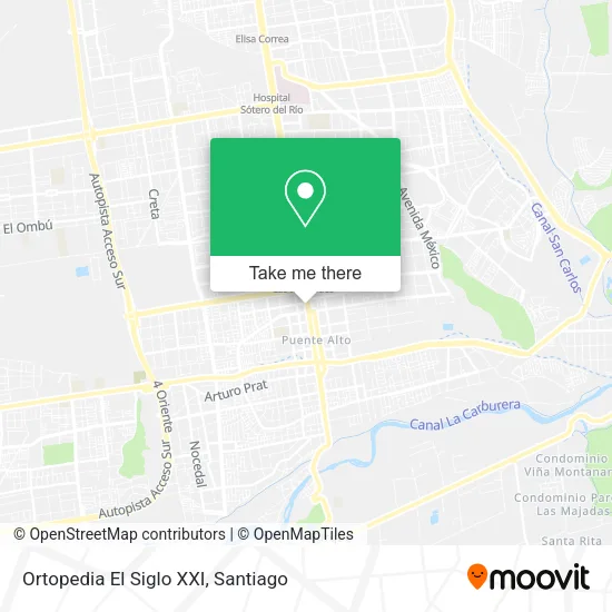 Ortopedia El Siglo XXI map