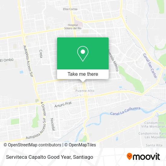 Serviteca Capalto Good Year map