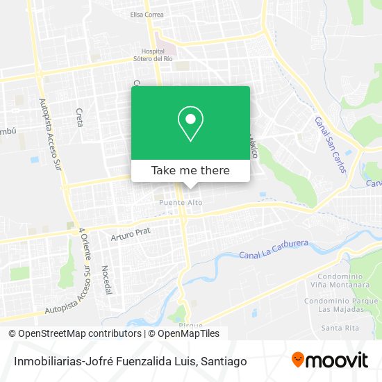 Inmobiliarias-Jofré Fuenzalida Luis map