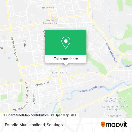 Estadio Municipalidad map
