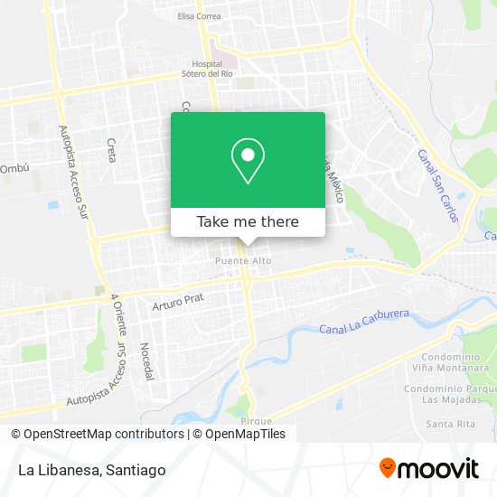 Mapa de La Libanesa