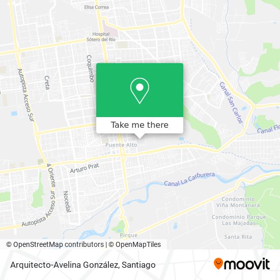 Arquitecto-Avelina González map