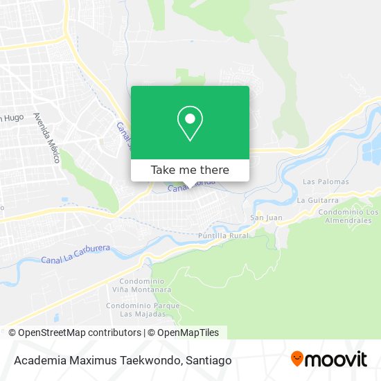 Academia Maximus Taekwondo map