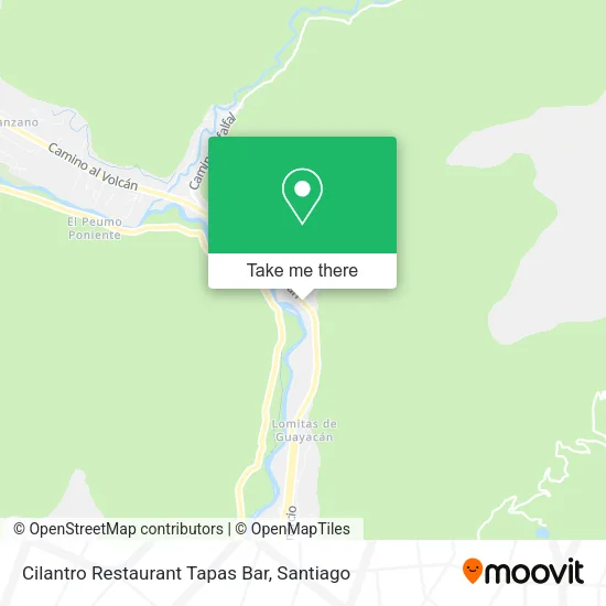 Cilantro Restaurant Tapas Bar map
