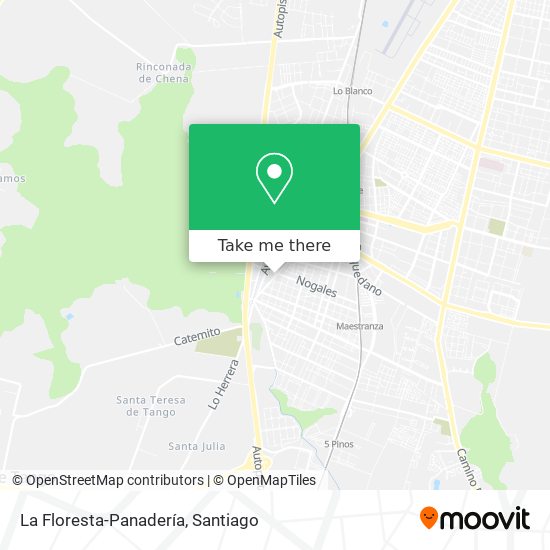 La Floresta-Panadería map