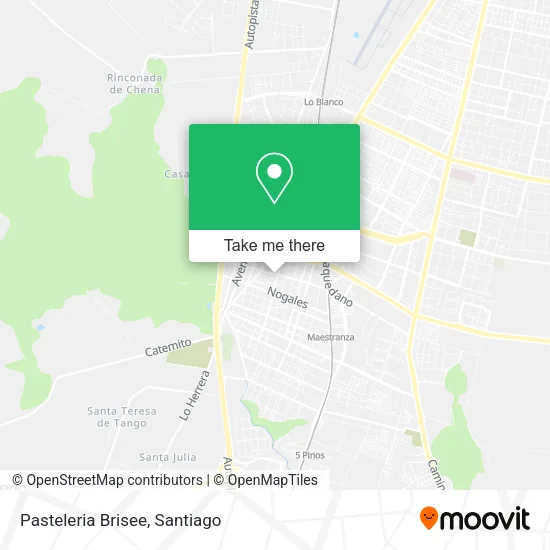 Pasteleria Brisee map