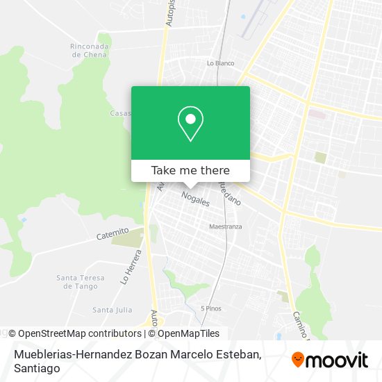 Mueblerias-Hernandez Bozan Marcelo Esteban map