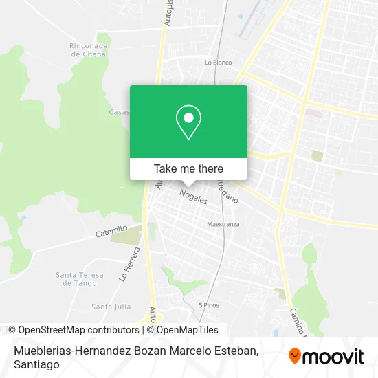 Mueblerias-Hernandez Bozan Marcelo Esteban map