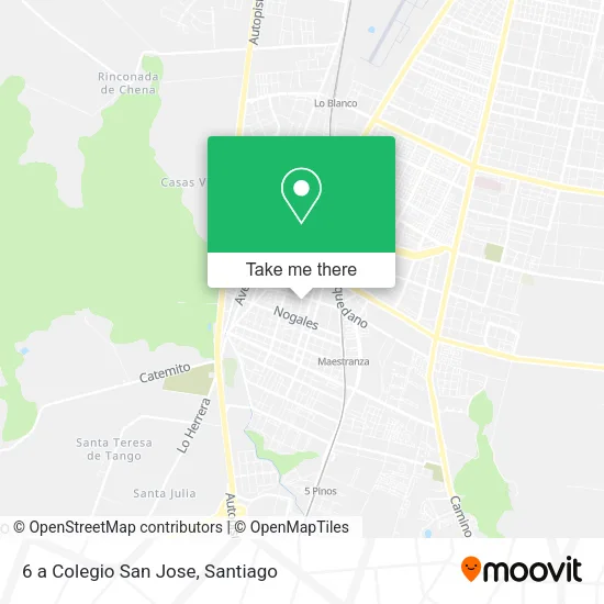6 a Colegio San Jose map