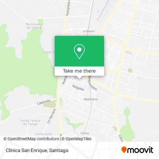 Mapa de Clínica San Enrique