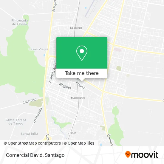 Comercial David map