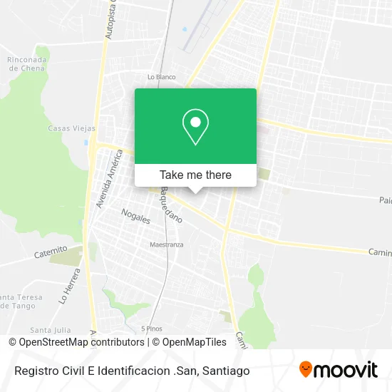 Registro Civil E Identificacion .San map