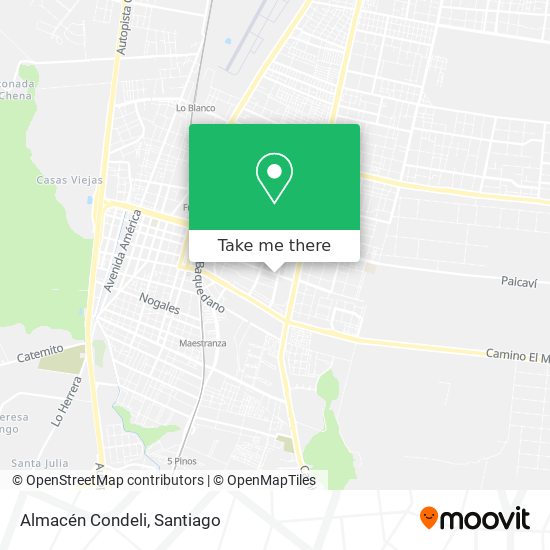 Mapa de Almacén Condeli