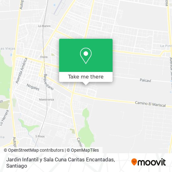 Mapa de Jardin Infantil y Sala Cuna Caritas Encantadas
