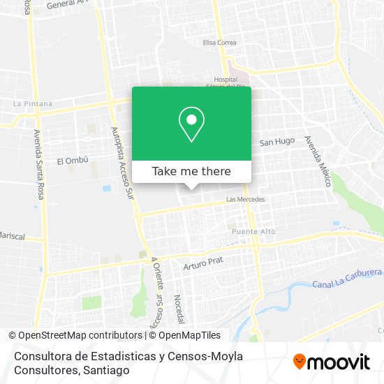 Consultora de Estadisticas y Censos-Moyla Consultores map